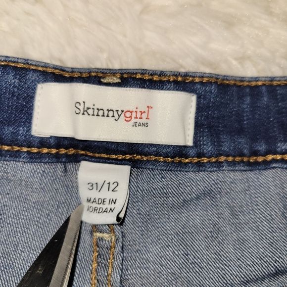Skinnygirl high rise wide leg crop jeans size 31/12 - Picture 3 of 8